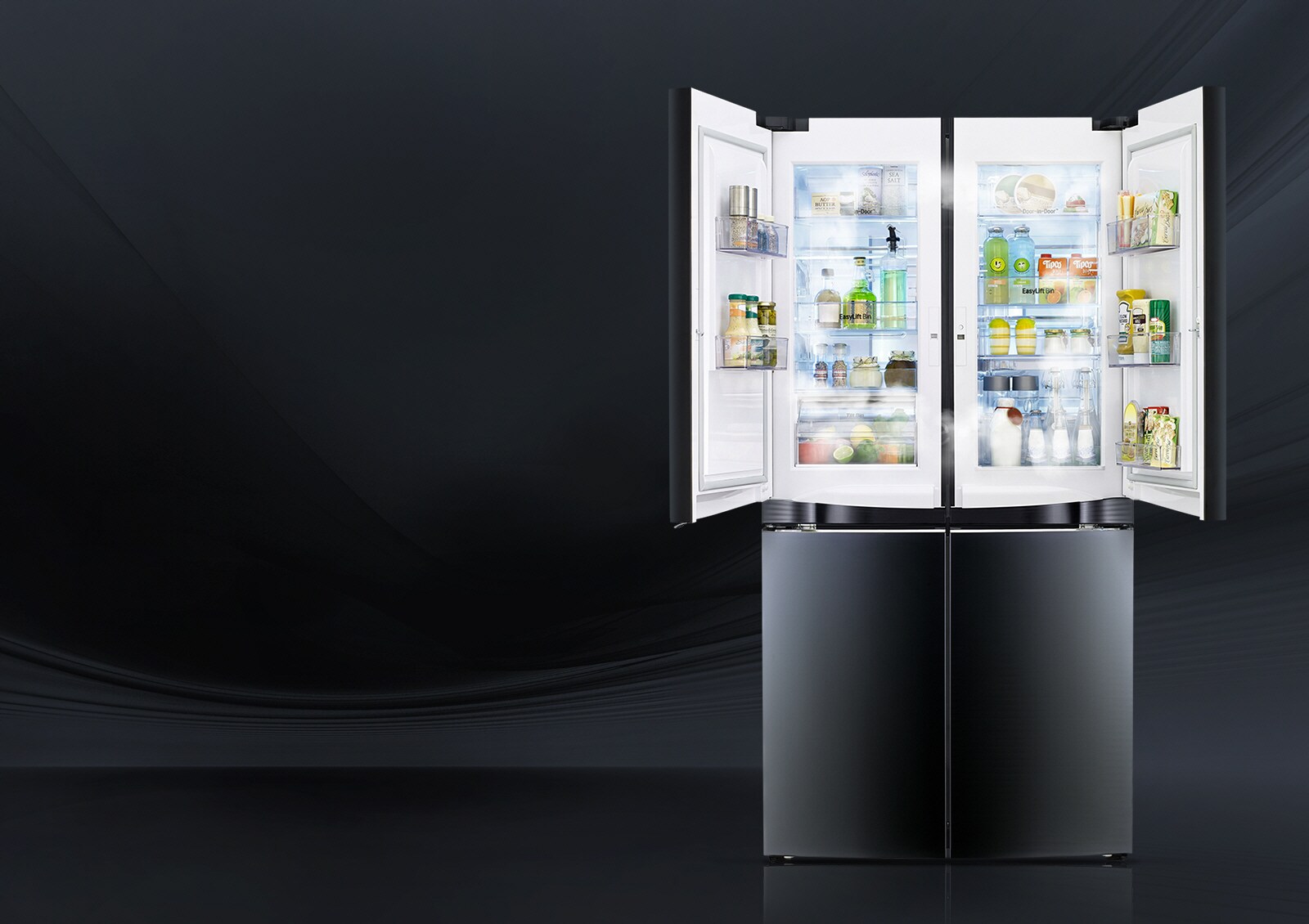 LG Dual Door-in-Door Less Cold Air Loss